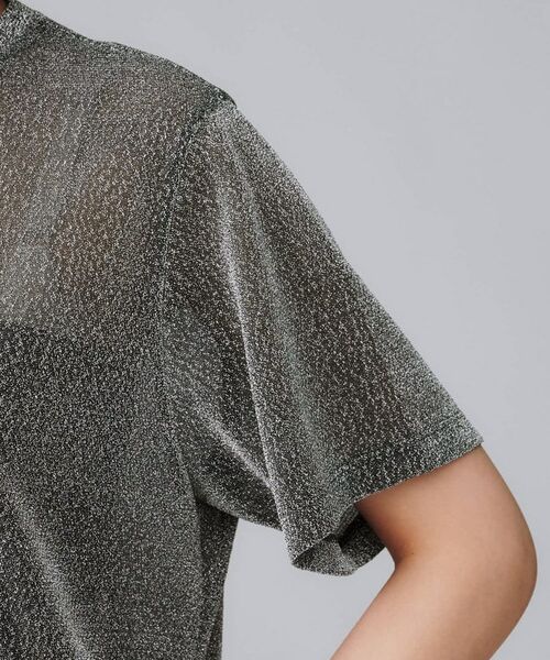 UNTITLED / アンタイトル Tシャツ | 【洗える】ラメシアーTシャツ | 詳細20