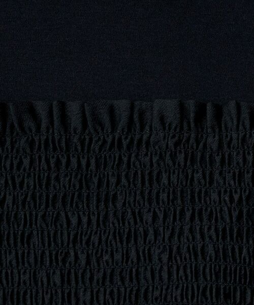 UNTITLED / アンタイトル カットソー | 【コットン100/洗える/Tシャツ】シャーリングドッキングペプラム | 詳細5