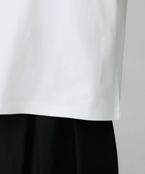 UNTITLED / アンタイトル Tシャツ | 【コットン100/ゆったり/ショート丈/洗える】ベロアロゴTシャツ | 詳細19