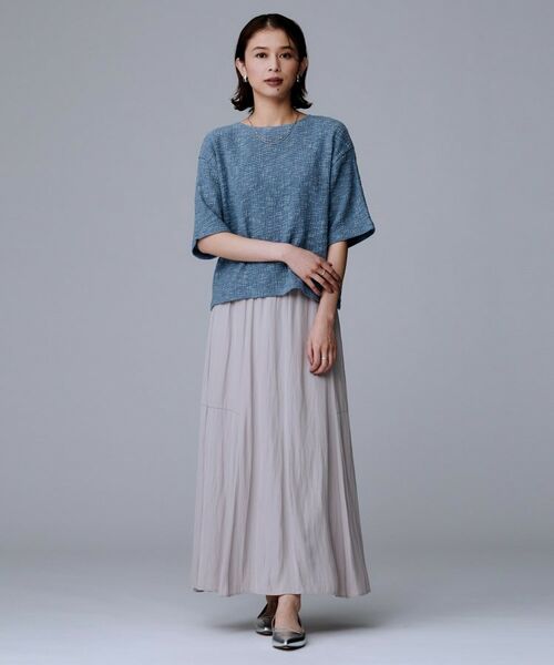 UNTITLED / アンタイトル カットソー | 【五分袖/ジャージトップス】スラブカールマイヤープルオーバー | 詳細12