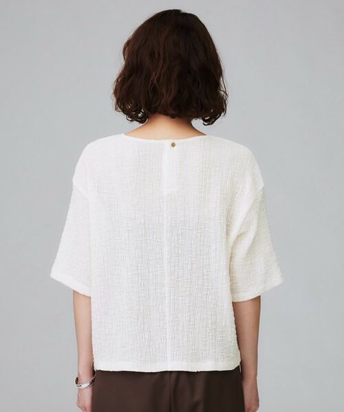 UNTITLED / アンタイトル カットソー | 【五分袖/ジャージトップス】スラブカールマイヤープルオーバー | 詳細16