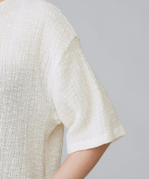UNTITLED / アンタイトル カットソー | 【五分袖/ジャージトップス】スラブカールマイヤープルオーバー | 詳細19