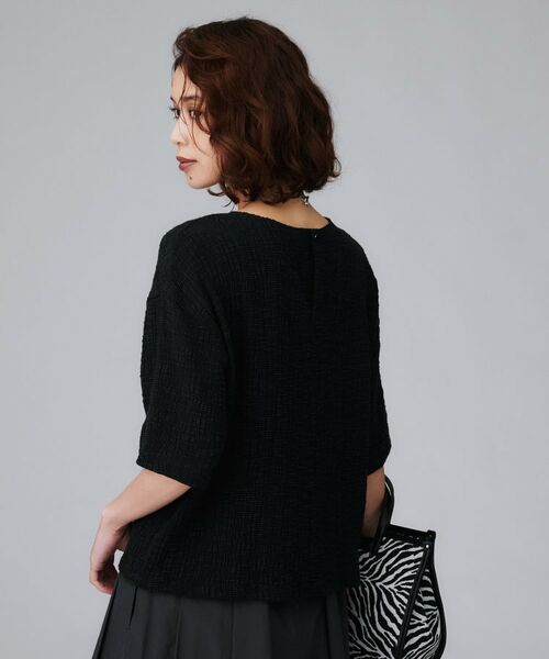 UNTITLED / アンタイトル カットソー | 【五分袖/ジャージトップス】スラブカールマイヤープルオーバー | 詳細7