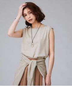 UNTITLED / アンタイトル ニット・セーター | 【アンサンブル可/秋カラー】シアーノースリーブ プルオーバー