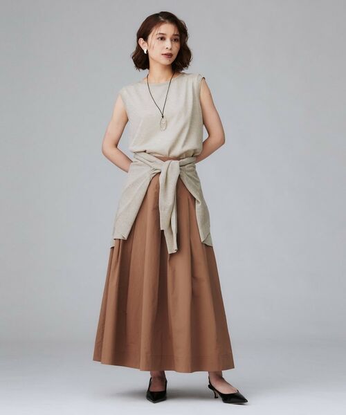 UNTITLED / アンタイトル ニット・セーター | 【アンサンブル可/秋カラー】シアーノースリーブ プルオーバー | 詳細13