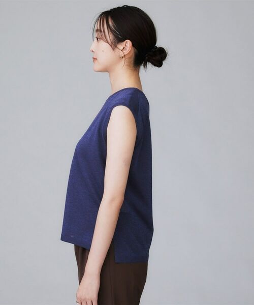 UNTITLED / アンタイトル ニット・セーター | 【アンサンブル可/秋カラー】シアーノースリーブ プルオーバー | 詳細21