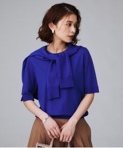 UNTITLED / アンタイトル ニット・セーター | 【アンサンブル可/薄手/洗える】5分袖クルーニット