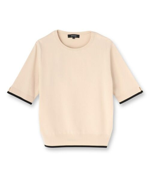 UNTITLED / アンタイトル ニット・セーター | 【アンサンブル可/薄手/洗える】5分袖クルーニット | 詳細1