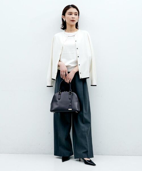 UNTITLED / アンタイトル ニット・セーター | 【アンサンブル可/薄手/洗える】5分袖クルーニット | 詳細12