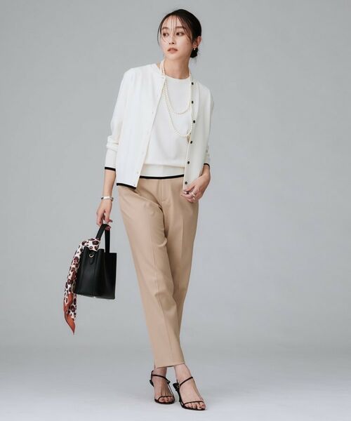 UNTITLED / アンタイトル ニット・セーター | 【アンサンブル可/薄手/洗える】5分袖クルーニット | 詳細13