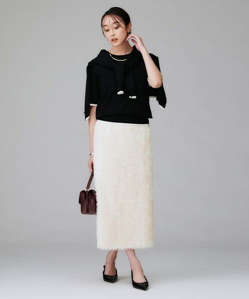 UNTITLED / アンタイトル ニット・セーター | 【アンサンブル可/薄手/洗える】5分袖クルーニット | 詳細19