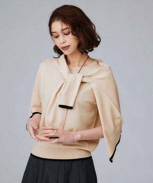 UNTITLED / アンタイトル ニット・セーター | 【アンサンブル可/薄手/洗える】5分袖クルーニット | 詳細22