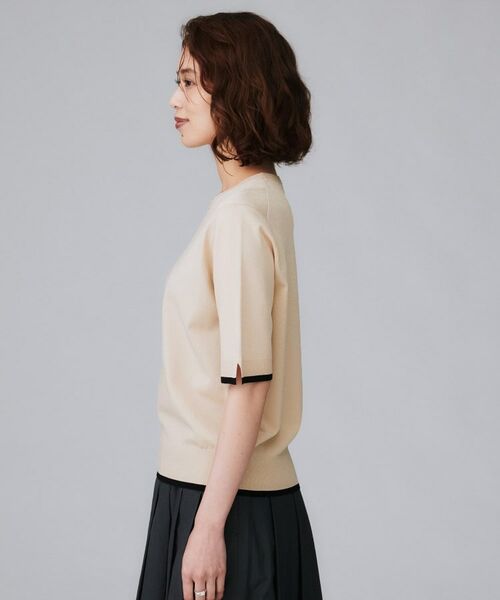 UNTITLED / アンタイトル ニット・セーター | 【アンサンブル可/薄手/洗える】5分袖クルーニット | 詳細26