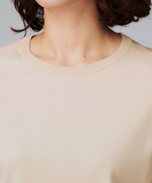 UNTITLED / アンタイトル ニット・セーター | 【アンサンブル可/薄手/洗える】5分袖クルーニット | 詳細28