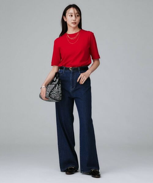 UNTITLED / アンタイトル ニット・セーター | 【アンサンブル可/薄手/洗える】5分袖クルーニット | 詳細4