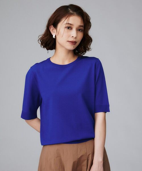 UNTITLED / アンタイトル ニット・セーター | 【アンサンブル可/薄手/洗える】5分袖クルーニット | 詳細6