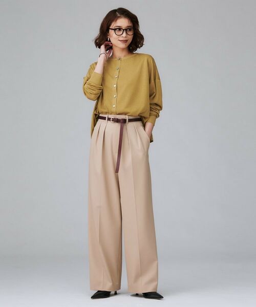 UNTITLED / アンタイトル カーディガン・ボレロ | 【前後2WAY/アンサンブル可/ゆったり】シアーカーディガン | 詳細13