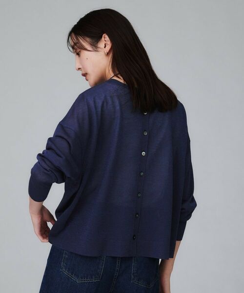 UNTITLED / アンタイトル カーディガン・ボレロ | 【前後2WAY/アンサンブル可/ゆったり】シアーカーディガン | 詳細22