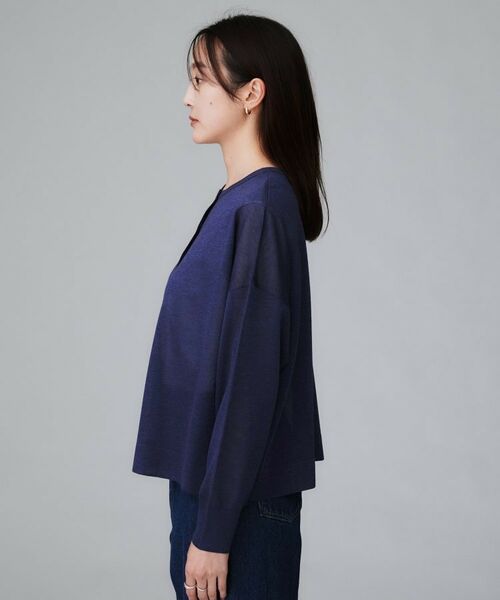 UNTITLED / アンタイトル カーディガン・ボレロ | 【前後2WAY/アンサンブル可/ゆったり】シアーカーディガン | 詳細27