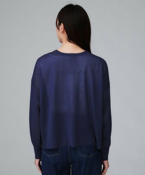 UNTITLED / アンタイトル カーディガン・ボレロ | 【前後2WAY/アンサンブル可/ゆったり】シアーカーディガン | 詳細28