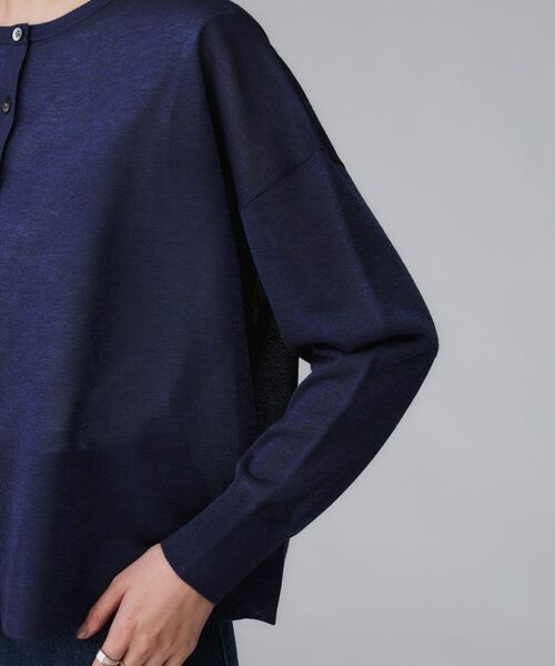 UNTITLED / アンタイトル カーディガン・ボレロ | 【前後2WAY/アンサンブル可/ゆったり】シアーカーディガン | 詳細30