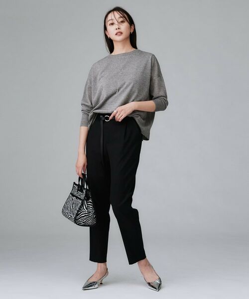 UNTITLED / アンタイトル カーディガン・ボレロ | 【前後2WAY/アンサンブル可/ゆったり】シアーカーディガン | 詳細6