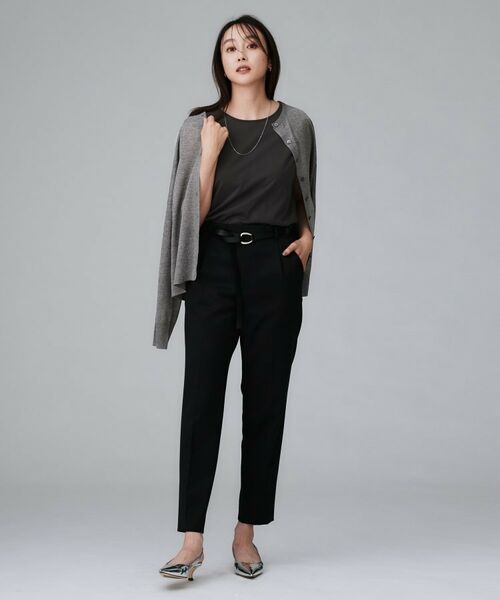 UNTITLED / アンタイトル カーディガン・ボレロ | 【前後2WAY/アンサンブル可/ゆったり】シアーカーディガン | 詳細7