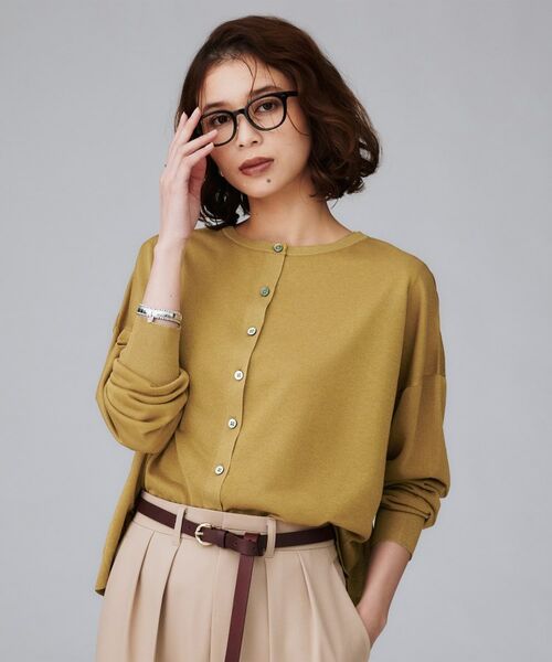 UNTITLED / アンタイトル カーディガン・ボレロ | 【前後2WAY/アンサンブル可/ゆったり】シアーカーディガン | 詳細9