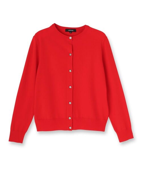 UNTITLED / アンタイトル カーディガン・ボレロ | 【朝晩の羽織に/アンサンブル可/薄手】ベーシッククルーネックカーディガン | 詳細1