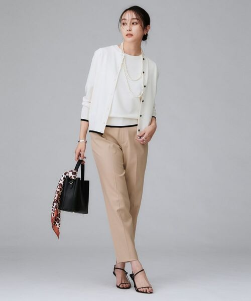 UNTITLED / アンタイトル カーディガン・ボレロ | 【朝晩の羽織に/アンサンブル可/薄手】ベーシッククルーネックカーディガン | 詳細15