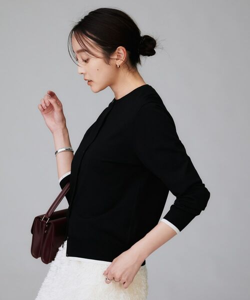 UNTITLED / アンタイトル カーディガン・ボレロ | 【朝晩の羽織に/アンサンブル可/薄手】ベーシッククルーネックカーディガン | 詳細19