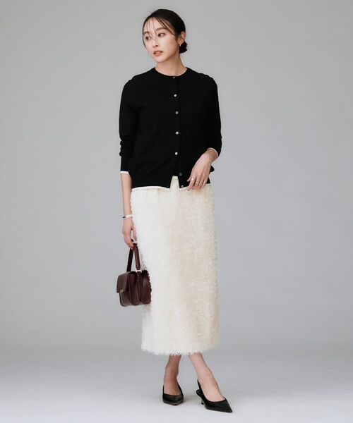UNTITLED / アンタイトル カーディガン・ボレロ | 【朝晩の羽織に/アンサンブル可/薄手】ベーシッククルーネックカーディガン | 詳細21