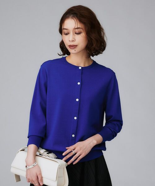 UNTITLED / アンタイトル カーディガン・ボレロ | 【朝晩の羽織に/アンサンブル可/薄手】ベーシッククルーネックカーディガン | 詳細6