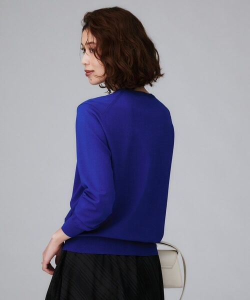 UNTITLED / アンタイトル カーディガン・ボレロ | 【朝晩の羽織に/アンサンブル可/薄手】ベーシッククルーネックカーディガン | 詳細7