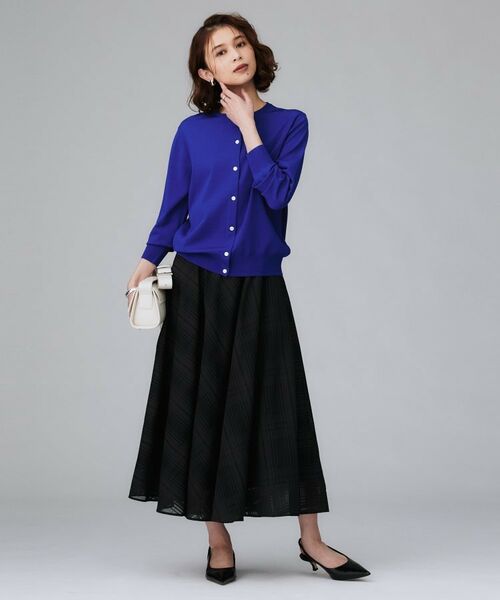 UNTITLED / アンタイトル カーディガン・ボレロ | 【朝晩の羽織に/アンサンブル可/薄手】ベーシッククルーネックカーディガン | 詳細8