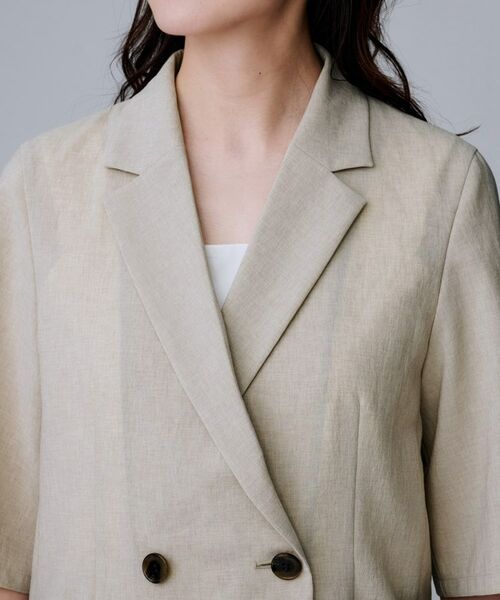 UNTITLED / アンタイトル テーラードジャケット | 【吸水速乾/洗える】ハーフスリーブジャケット | 詳細13