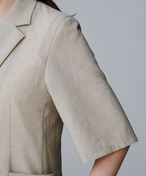 UNTITLED / アンタイトル テーラードジャケット | 【吸水速乾/洗える】ハーフスリーブジャケット | 詳細14