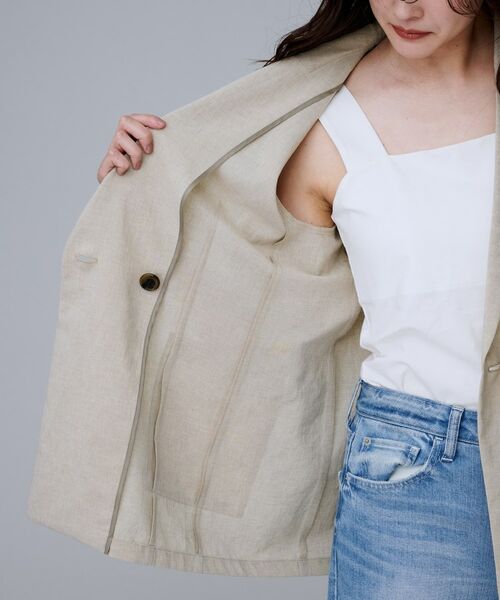 UNTITLED / アンタイトル テーラードジャケット | 【吸水速乾/洗える】ハーフスリーブジャケット | 詳細17