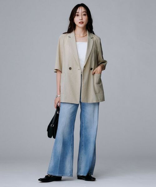 UNTITLED / アンタイトル テーラードジャケット | 【吸水速乾/洗える】ハーフスリーブジャケット | 詳細8