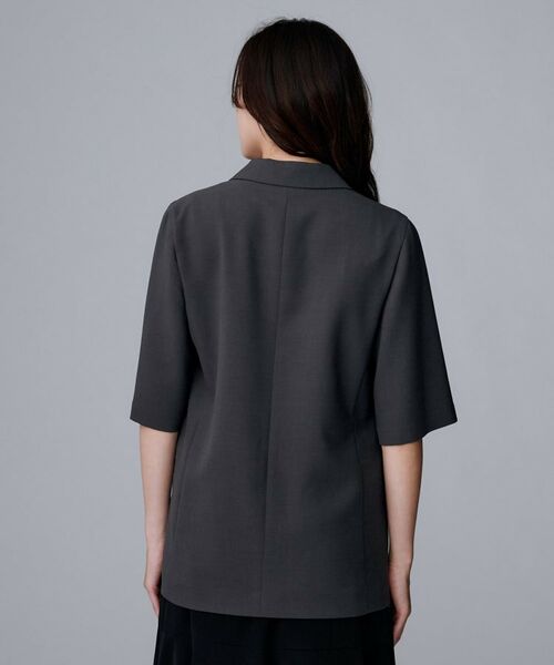 UNTITLED / アンタイトル テーラードジャケット | 【UVカット/接触冷感/洗える/テーラード】ライトウェイト ハーフスリーブジャケット | 詳細12