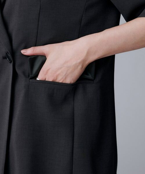 UNTITLED / アンタイトル テーラードジャケット | 【UVカット/接触冷感/洗える/テーラード】ライトウェイト ハーフスリーブジャケット | 詳細15