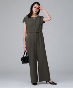 UNTITLED / アンタイトル サロペット・オールインワン | 【きれいめ/オールインワン】梳毛調合繊コンビネゾン