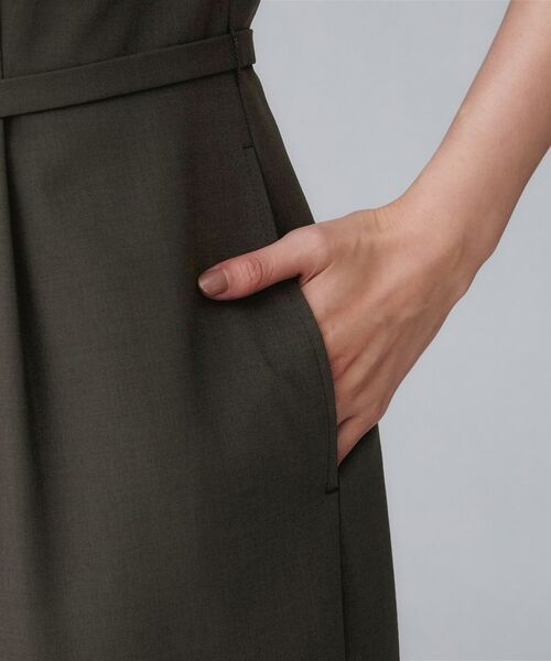 UNTITLED / アンタイトル サロペット・オールインワン | 【きれいめ/オールインワン】梳毛調合繊コンビネゾン | 詳細13