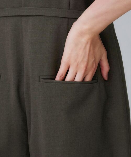 UNTITLED / アンタイトル サロペット・オールインワン | 【きれいめ/オールインワン】梳毛調合繊コンビネゾン | 詳細14