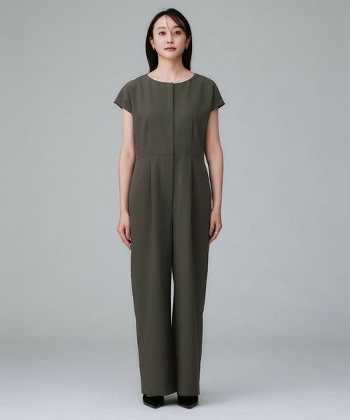 UNTITLED / アンタイトル サロペット・オールインワン | 【きれいめ/オールインワン】梳毛調合繊コンビネゾン | 詳細16