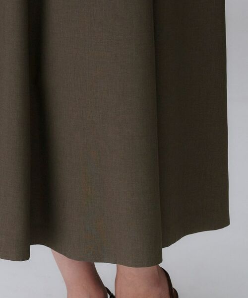UNTITLED / アンタイトル ロング・マキシ丈ワンピース | 【きれいめカジュアル/セミフレア】異素材ドッキングワンピース | 詳細19