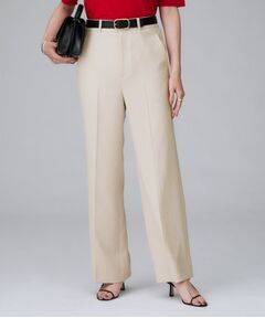 UNTITLED / アンタイトル パンツ | 【後ろウエストゴム】ツイルセミフレアパンツ