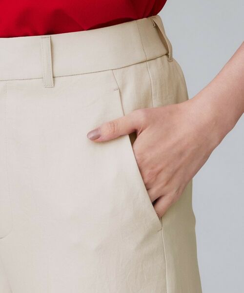 UNTITLED / アンタイトル パンツ | 【後ろウエストゴム】ツイルセミフレアパンツ | 詳細15