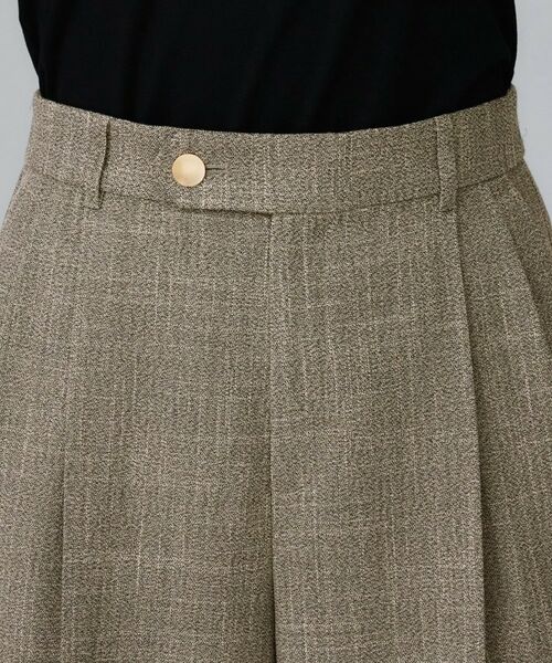 UNTITLED / アンタイトル パンツ | 【セットアップ可】梳毛調合繊2タックワイドパンツ | 詳細16