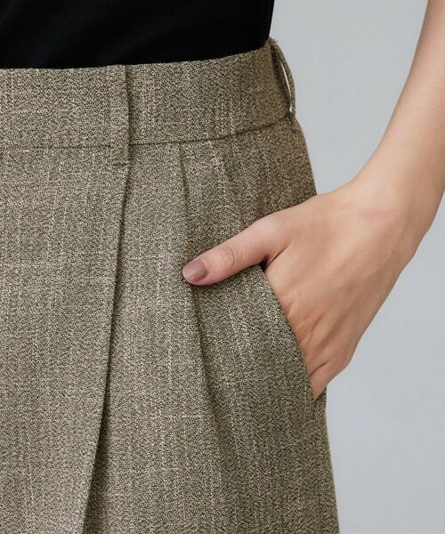 UNTITLED / アンタイトル パンツ | 【セットアップ可】梳毛調合繊2タックワイドパンツ | 詳細17